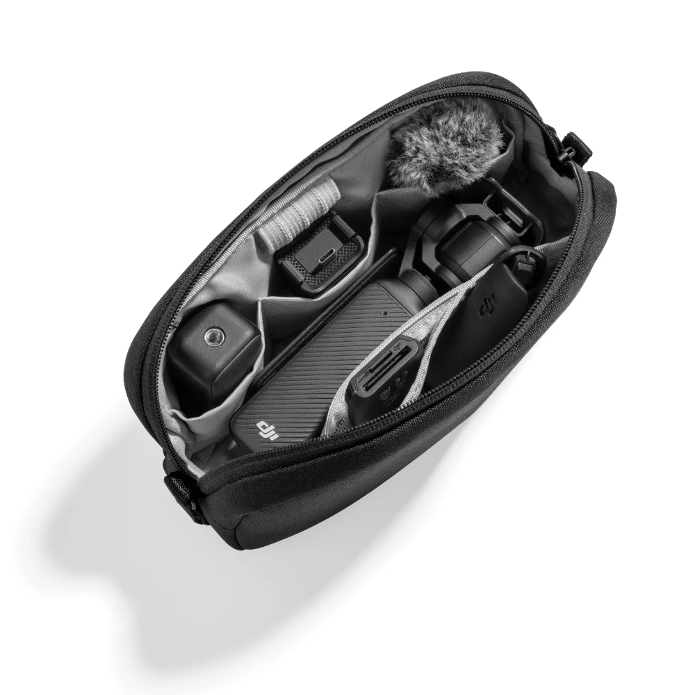 Tomtoc Light T12 Essential Tech Organizer nero 1 litro - immagine 7