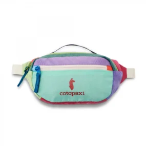 Marsupio Cotopaxi Kapai 1.5L Del Día colori pastello menta e viola vista frontale.