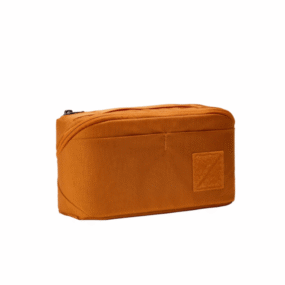 Organizer tech Evergoods Civic Access Pouch 2L (CAP2) arancione Burnt Orange con patch velcro.