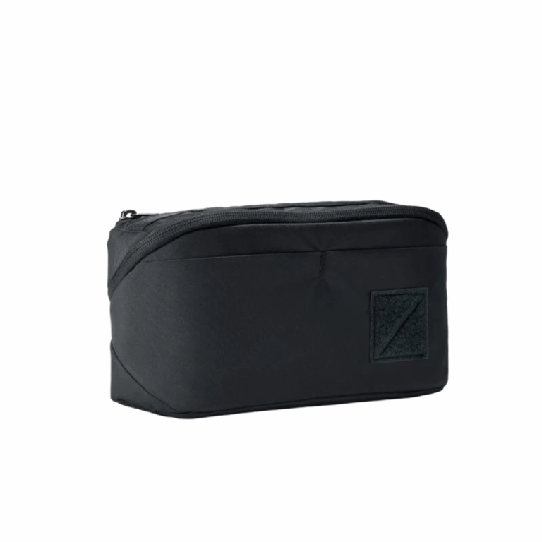 Tech pouch Evergoods Civic Access Pouch 2L (CAP2) nero Solution Dyed Black con patch velcro.