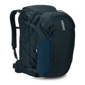Thule Landmark Travel Pack 60L blu zaino da viaggio combinato con daypack integrato.