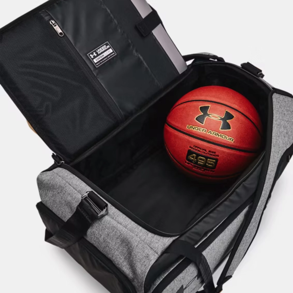 Under Armour Contain Duo MD BP Duffle grigio 50 litri - immagine 5