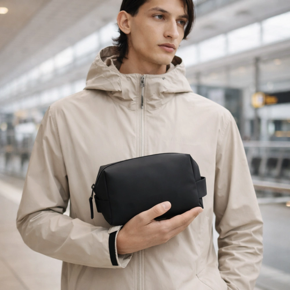 Rains Wash Bag Small W3 nero 3 litri