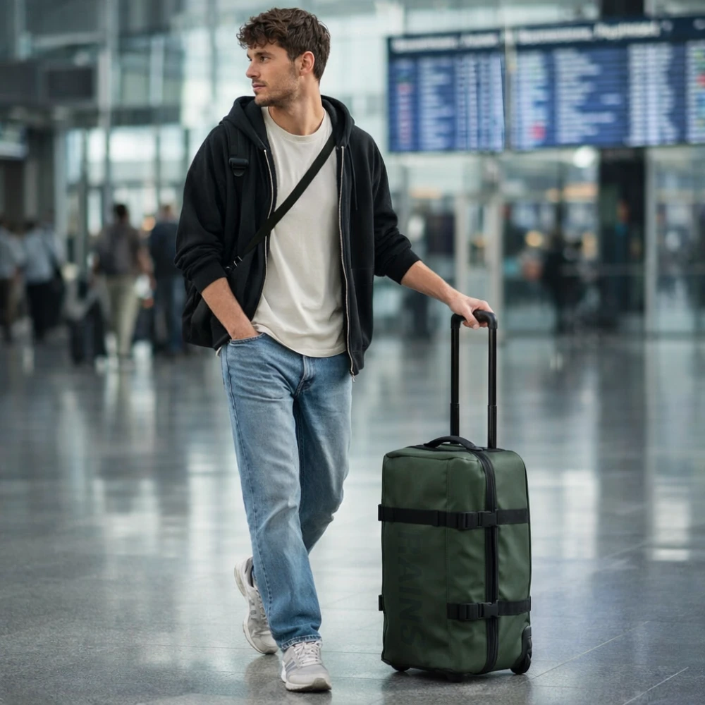 Rains Texel Cabin Bag verde