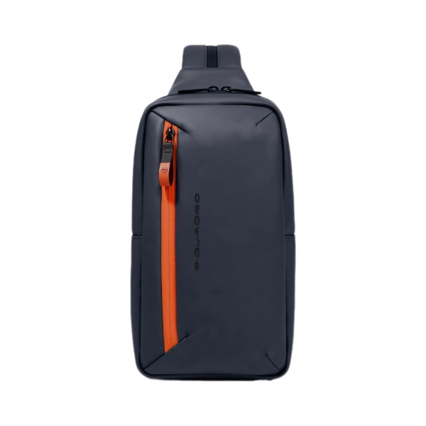 Piquadro Corner 2.0 zaino monospalla blu