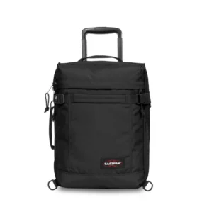 Zaino trolley Eastpak Strapson XXS Black nero con maniglia telescopica estesa.