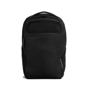 Vista frontale dello zaino Troubadour Neo Backpack 4.0 Nero 22 litri
